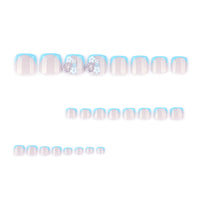 No.544 Summer Flowers Toenails Patch 24pcs/Set