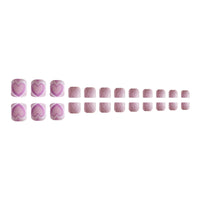 No.355 Love Glitter Toenails Patch 24pcs/Set