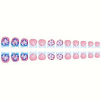 No.PSN71 3D Flowers Hand & Toe Pair Set-48pcs