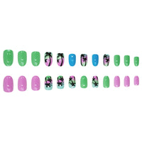 No.BH2 Gradient color Beach Fingernails Patch 24pcs/Set