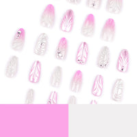 No.F290 Gradient Shells Fingernails Patch 24pcs/Set