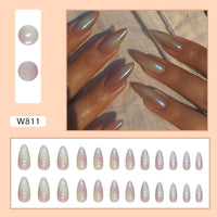No.F347 Colorful Aurora Fingernails Patch 24pcs/Set
