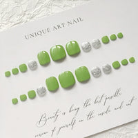 No.472 Green Toenails Patch 24pcs/Set