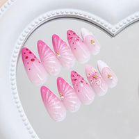 No.F448 Ice Stripes Fingernails Patch 24pcs/Set