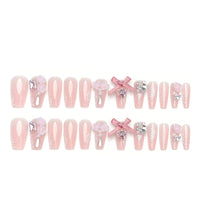 No.F301 Bow Fingernails Patch 24pcs/Set