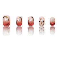 No.PSN58 Gradient Blush Fingernails Pair Set-48pcs