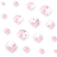 No.567 Flower Toenails Patch 24pcs/Set