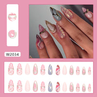No.F458 Fashion Fingernails Patch 24pcs/Set
