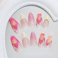 No.F446 Sweet Shell Fingernails Patch 24pcs/Set
