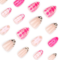 No.F426 Rose Red Flowers Fingernails Patch 24pcs/Set
