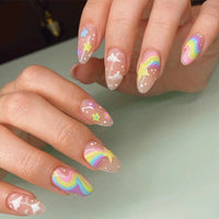 No.PSN62 Multi-colored Clouds Hand & Toe Pair Set-48pcs