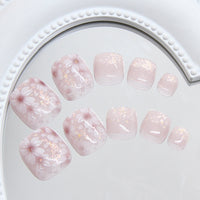 No.529 Flower Toenails Patch 24pcs/Set