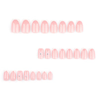 No.VN63 Valentine’s Bow Press-On Nails Set (24 Pcs)