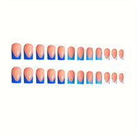 No.PSN27 Sweet Blue Hand & Toe Pair Set-48pcs