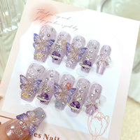 No.PSN120 Purple Hand & Toe Pair Set-48pcs