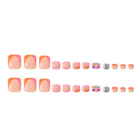 No.460 Diamond Toenails Patch 24pcs/Set