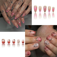 No.PSN58 Gradient Blush Fingernails Pair Set-48pcs