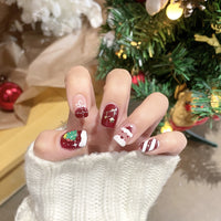 No.CM83 Christmas Cute Fingernails Patch 24pcs/Set