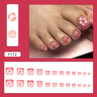 No.523 Flower Toenails Patch 24pcs/Set