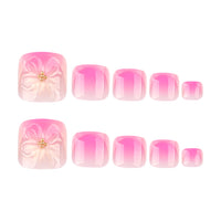 No.568 3D Flower Toenails Patch 24pcs/Set