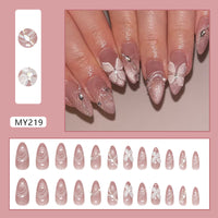 No.F382 Ice Cat's Eye Fingernails Patch 24pcs/Set