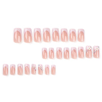 No.F321 Flower Diamond Fingernails Patch 24pcs/Set