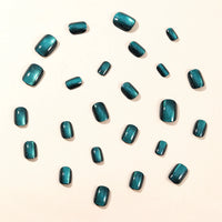 No.F254 Lake Green Fingernails Patch 24pcs/Set