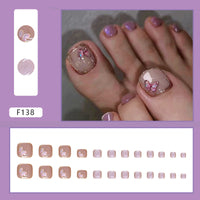 No.662 Cat's Eye Butterfly Toenails Patch 24pcs/Set
