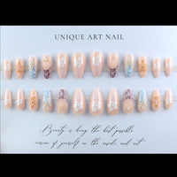 No.BH13 Flower Starfish Fingernails Patch 24pcs/Set