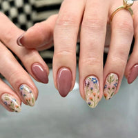 No.F245 Flowers Fingernails Patch 24pcs/Set