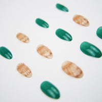 No.F464 Shell Pearl Cat's Eye Fingernails Patch 24pcs/Set