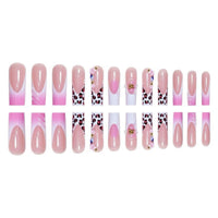 No.F497 Leopard Print Fingernails Patch 24pcs/Set