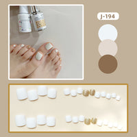 No.530 WhiteToenails Patch 24pcs/Set