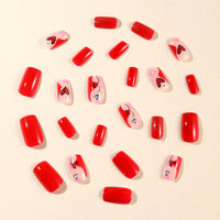 No.VN58 Love Polka Dots Fingernails Patch 24pcs/Set