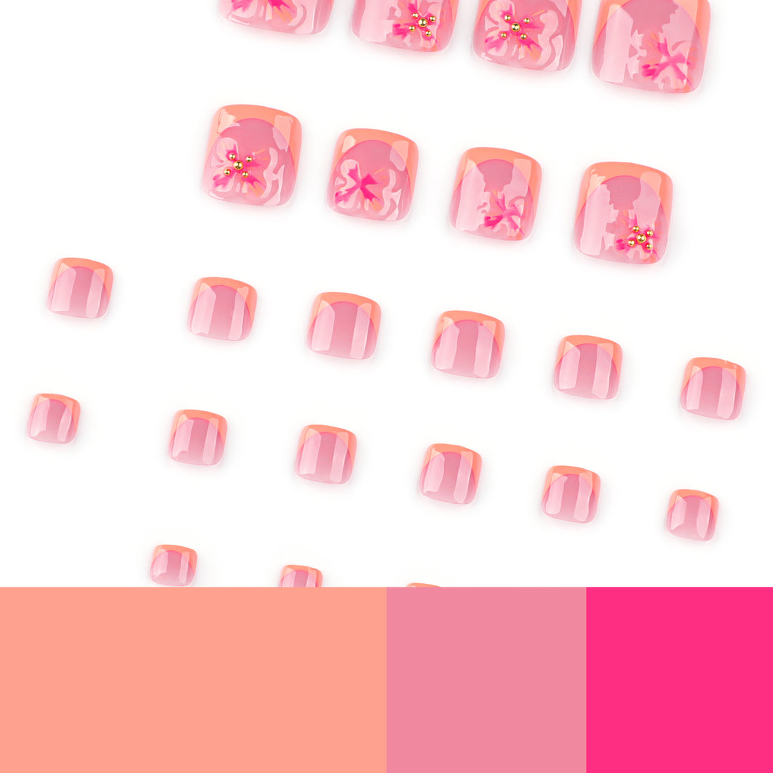 No.PSN99 Print Hand & Toe Pair Set-48pcs