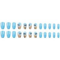 No.BH1 Coconut Beach Fingernails Patch 24pcs/Set