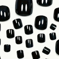 No.547 Black Toenails Patch 24pcs/Set