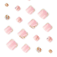 No.678 Sparkling Toenails Patch 24pcs/Set