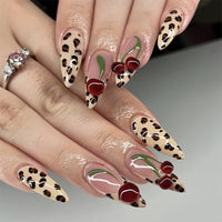 No.F368 Leopard Fingernails Patch 24pcs/Set