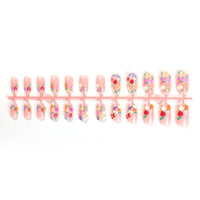 No.F415 Print Fingernails Patch 24pcs/Set