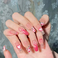 No.F338 Sweet Spicy Flame Fingernails Patch 24pcs/Set