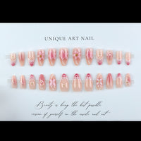 No.F404 3D Flower Fingernails Patch 24pcs/Set