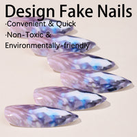 No.F412 Waves Fingernails Patch 24pcs/Set