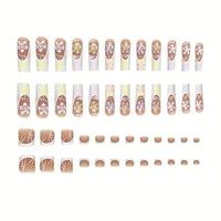 No.PSN15 Flowers Hand & Toe Pair Set-48pcs