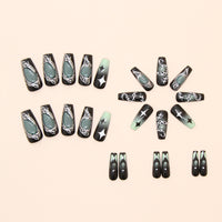 No.AW156 Halloween Dark Fingernails Patch 24pcs/Set