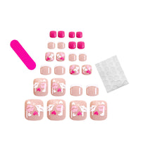 No.545 Lips Heart Toenails Patch 24pcs/Set