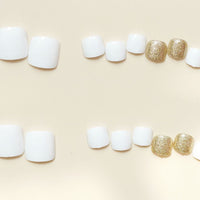 No.530 WhiteToenails Patch 24pcs/Set