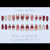 No.F488 Fashion Flowers Fingernails Patch 24pcs/Set