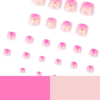 No.568 3D Flower Toenails Patch 24pcs/Set
