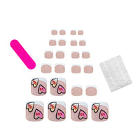 No.461 Cute Love Toenails Patch 24pcs/Set